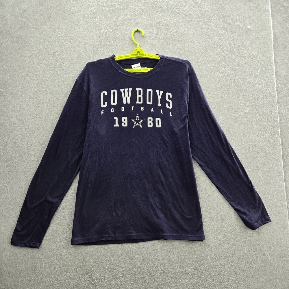 Dallas Cowboys Men Shirt L Navy Dallas Cowboys Authentic Graphic NWT
